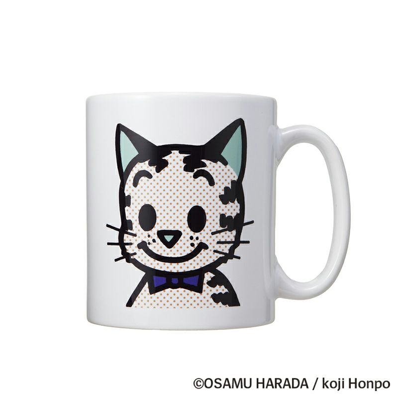OSAMU GOODS マグカップ（陶器）/キャット, |イラストレーター原田治氏のグッズの通販ならggMART(ジージーマート)