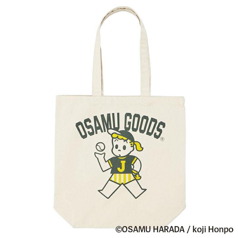 OSAMU GOODS トートバッグM/ベースボールジル |イラストレーター原田治  