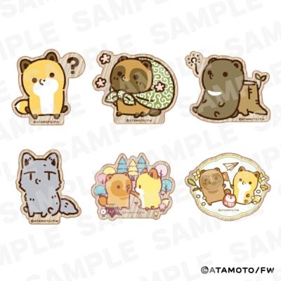 ちびっこタヌキとちびっこキツネ グッズ一覧 | アタモト作品 ちびっこタヌキとちびっこキツネ グッズ一覧 | アタモト作品
