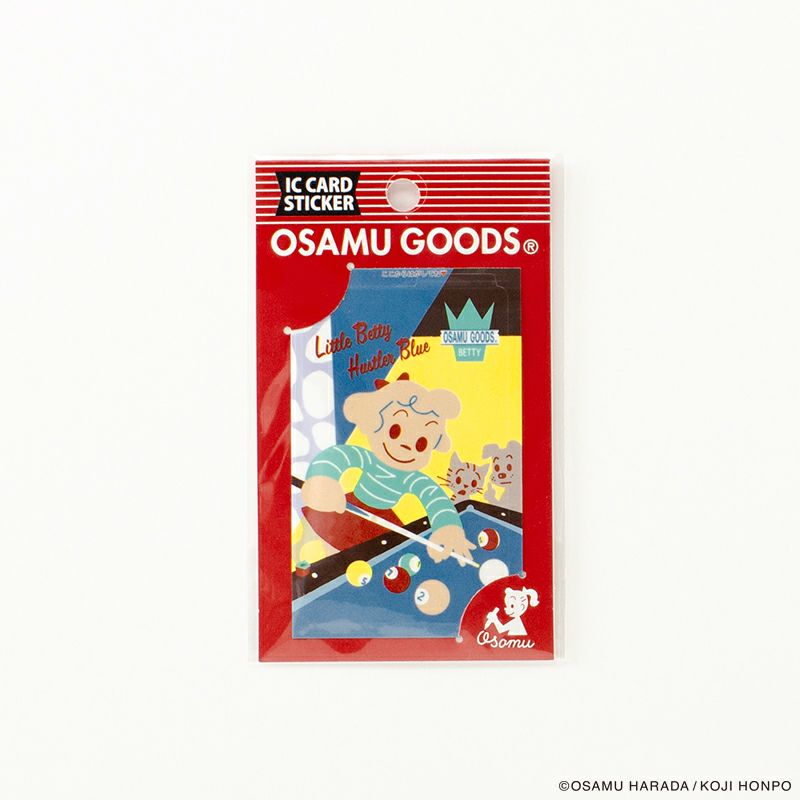 OSAMU GOODS ICカードステッカー/ベティ |イラストレーター原田 