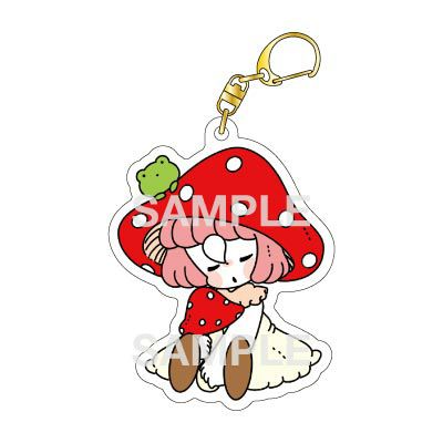 はやしうき　アクリルキーホルダー / きのこ