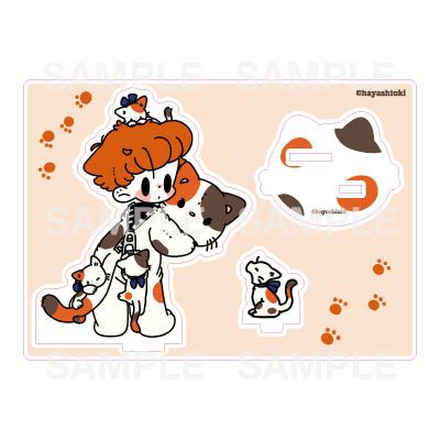 はやしうき　アクリルスタンド / ねこをかぶる