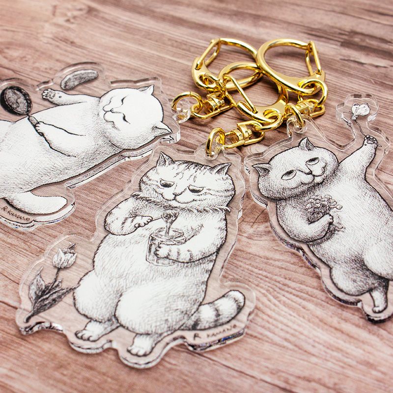 カマノレイコ　アクリルキーホルダー / ちふとはちみつ 見本2