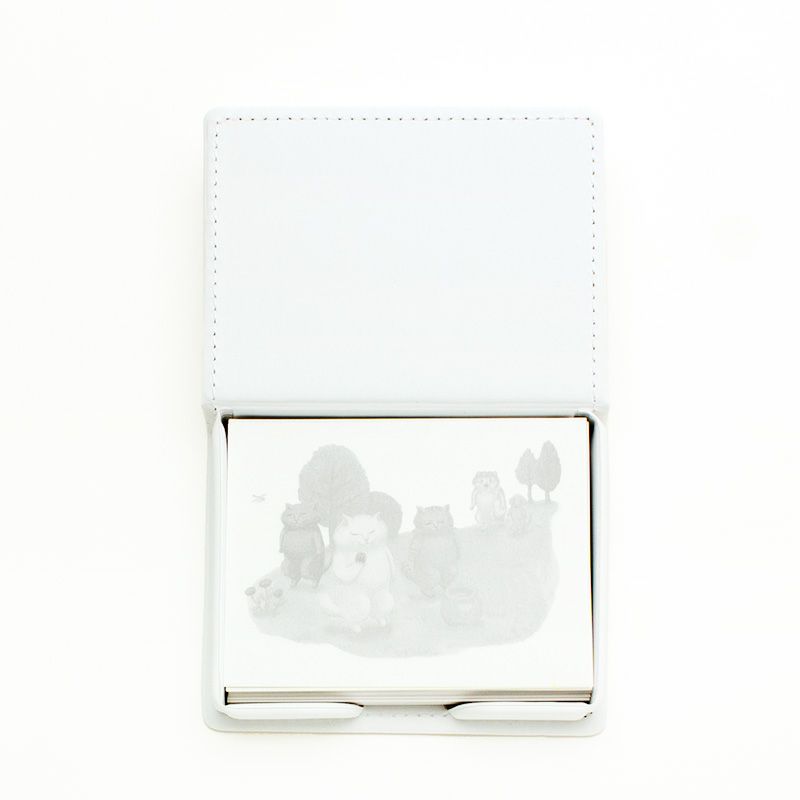 カマノレイコ　メモボックス / 集合 メモ用紙デザイン