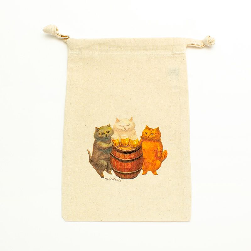 カマノレイコ　巾着 / 乾杯 2