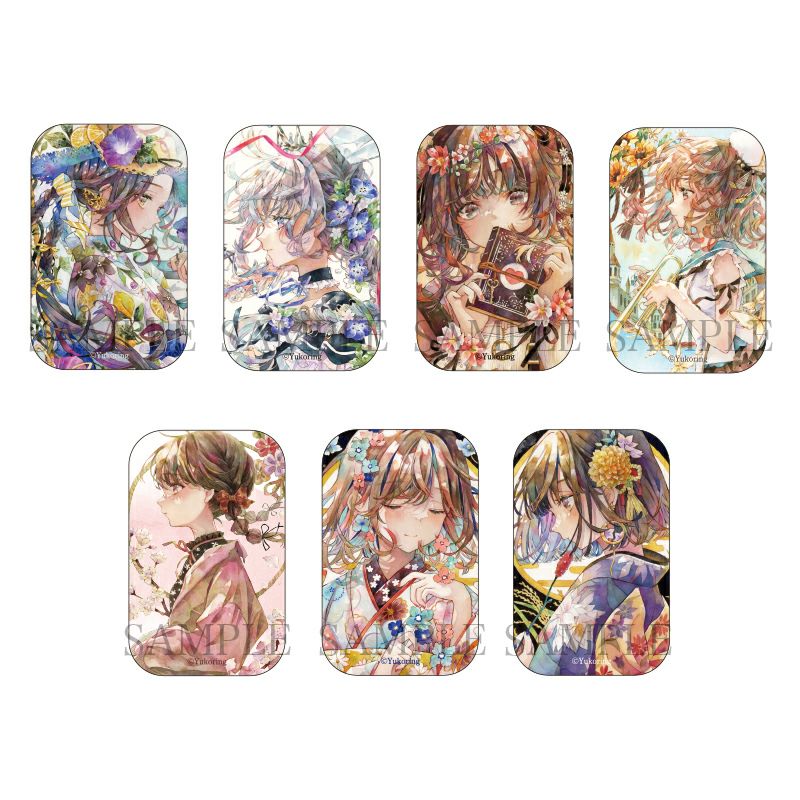 優子鈴　トレーディング缶バッジ/全7種(コンプリートBOX)