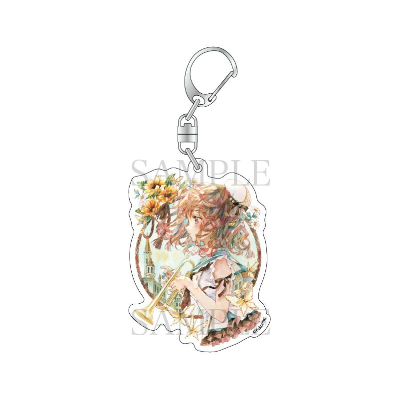 優子鈴　アクリルキーホルダー / トランペット