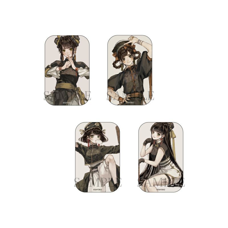 小夜子　缶バッジ四姉妹セット