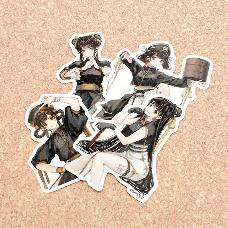 小夜子　ダイカットステッカーセット