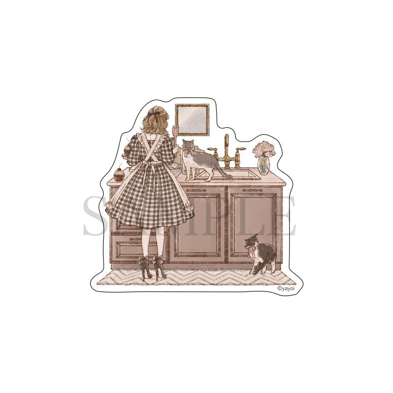 やよい　ダイカットステッカー / D