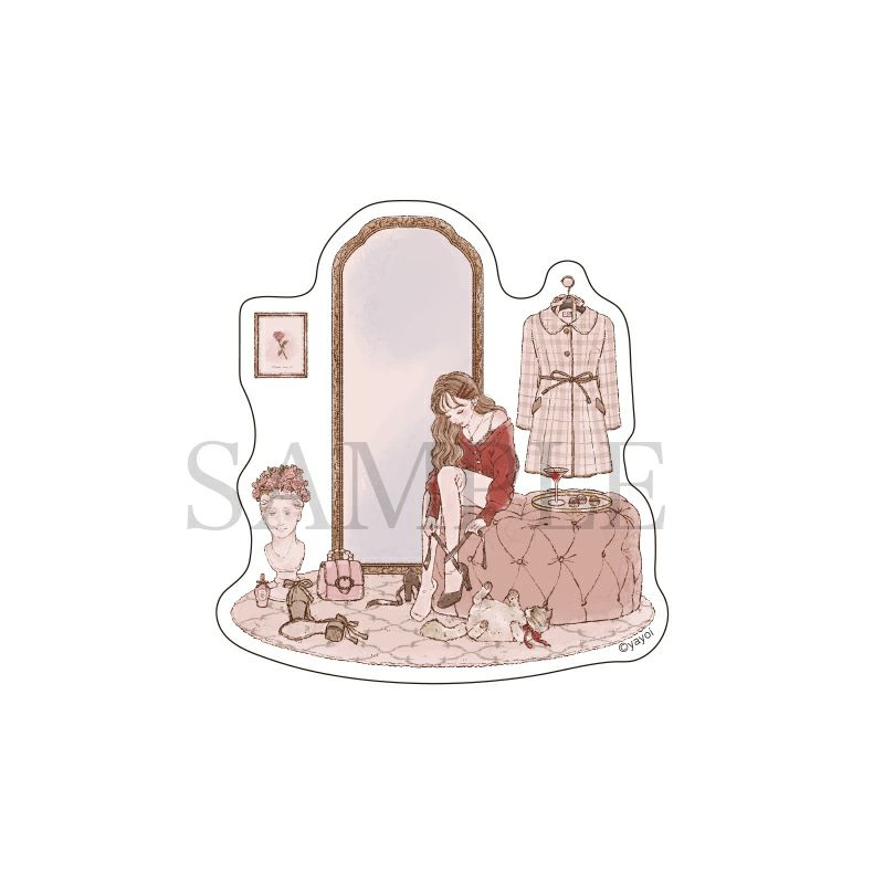 やよい　ダイカットステッカー / E