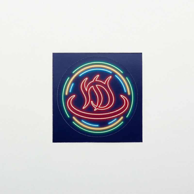 サンセットサウナ　Sauna Neon ステッカー / ゆ湯 写真