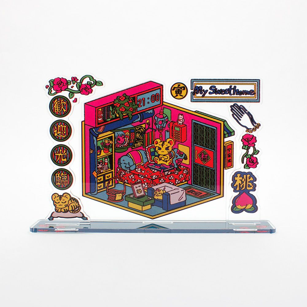 中村杏子　アクリルスタンド / 歓迎光臨 写真1