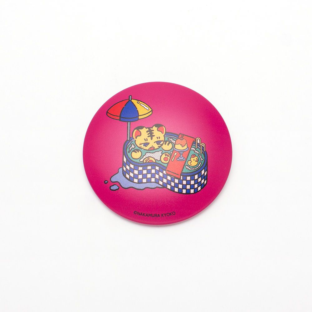 中村杏子　レザふわ缶バッジ / とらプール 写真1