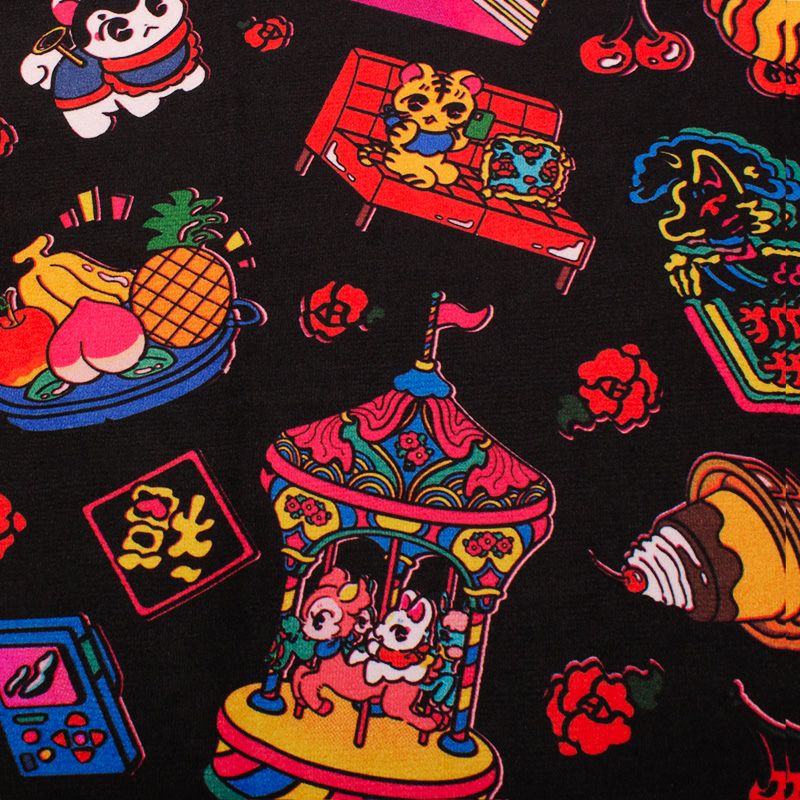 中村杏子　フェイスタオル / 極彩デパートメント 写真2