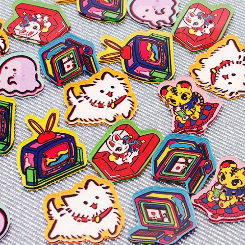 中村杏子　アクリルボタンセット 写真1