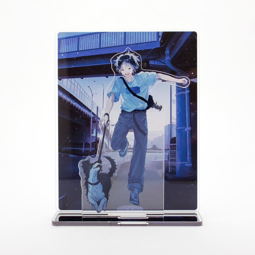 あめのじゃく　アクリルジオラマスタンド【C】　組み立て　前