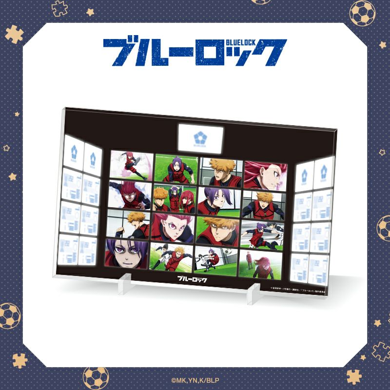 ブルーロック　モニター風アクリルパネル【D】奪敵決戦　千切・國神・玲王ver.