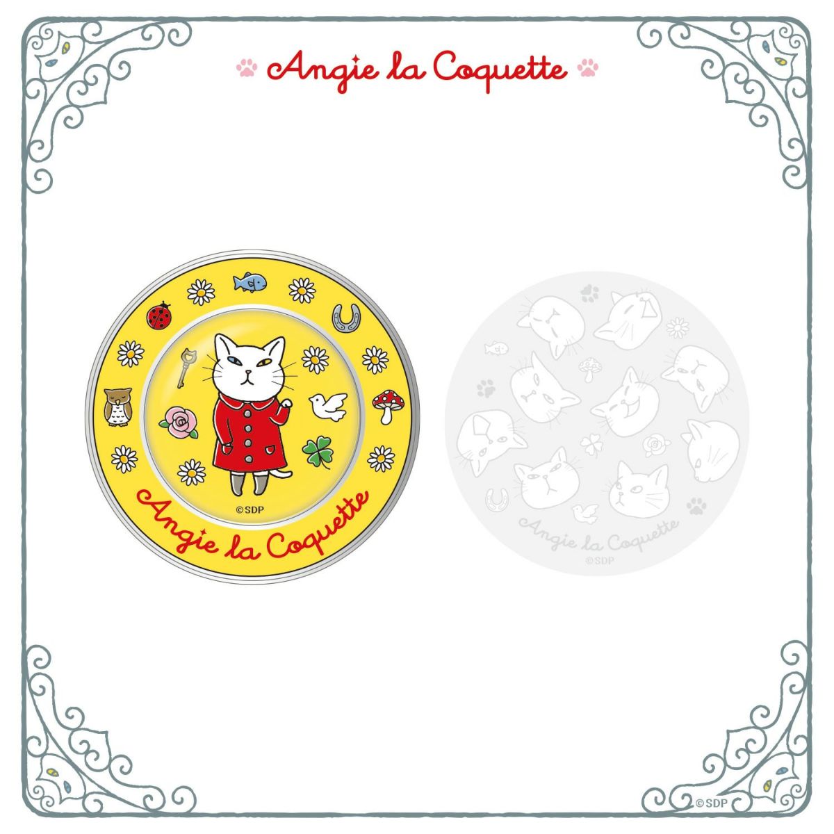 アンジー・ラ・コケット☆麗しのアンジー　マグネット付きメモ缶