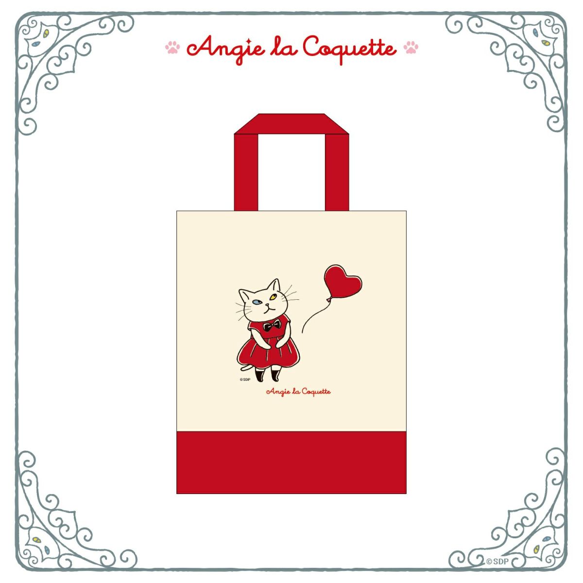アンジー・ラ・コケット☆麗しのアンジー　A4 トート / RED