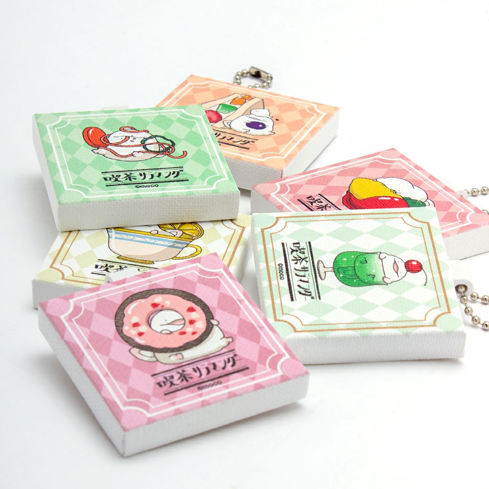 モコ　トレーディングミニキャンバスキーホルダー  / 全6種（単品） 写真3