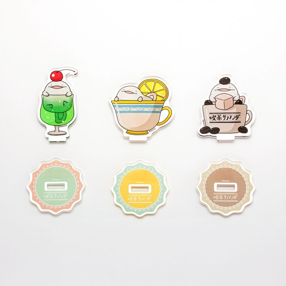 モコ　うおマロ原寸アクリルスタンド / コーヒー　写真3