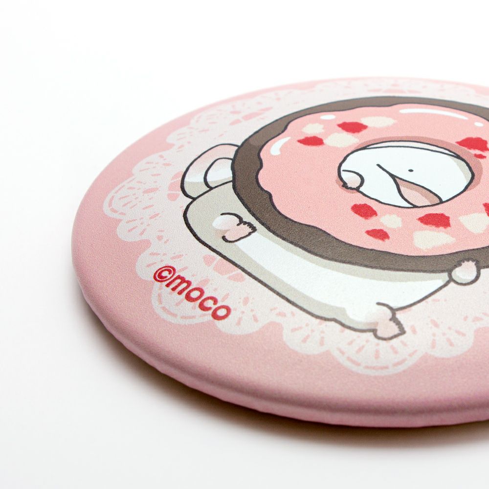 モコ　レザふわ缶ミラー写真3