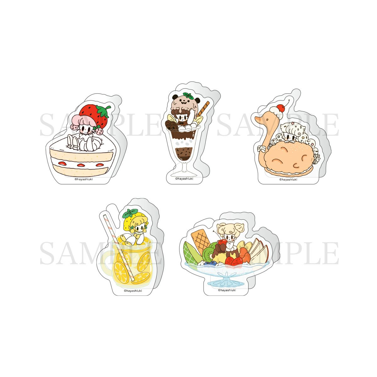  はやしうき　ミニミニアクリルブロック(ランダム販売) / 全6種