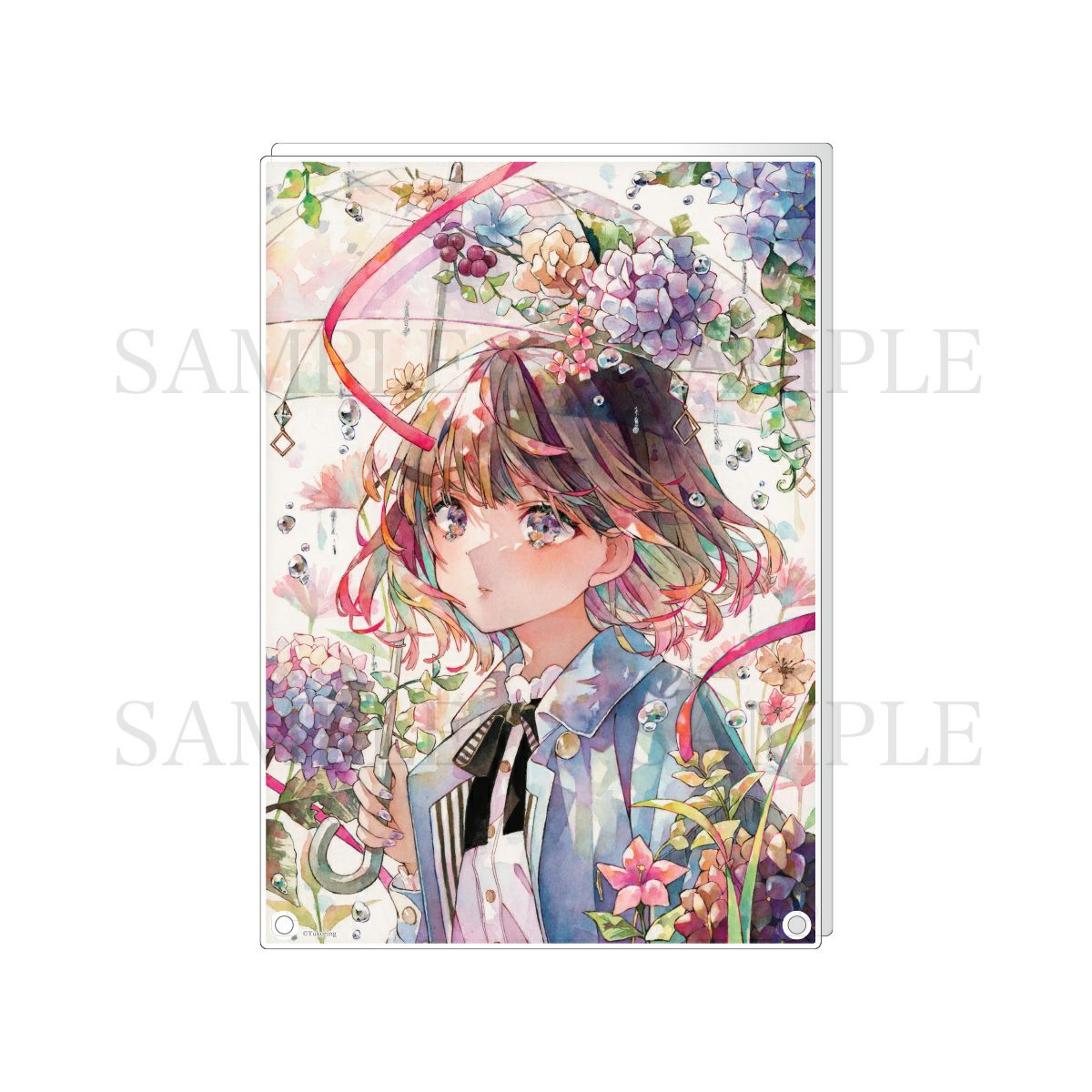 優子鈴　アクリルパネル / 雨が上がったら。