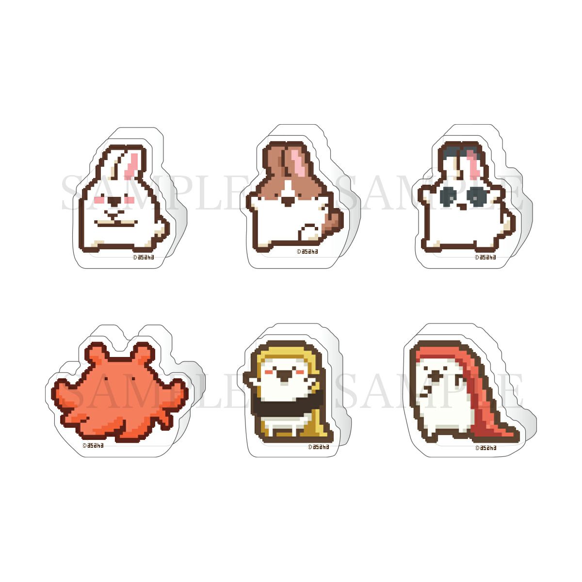 asaha　ミニミニアクリルブロック