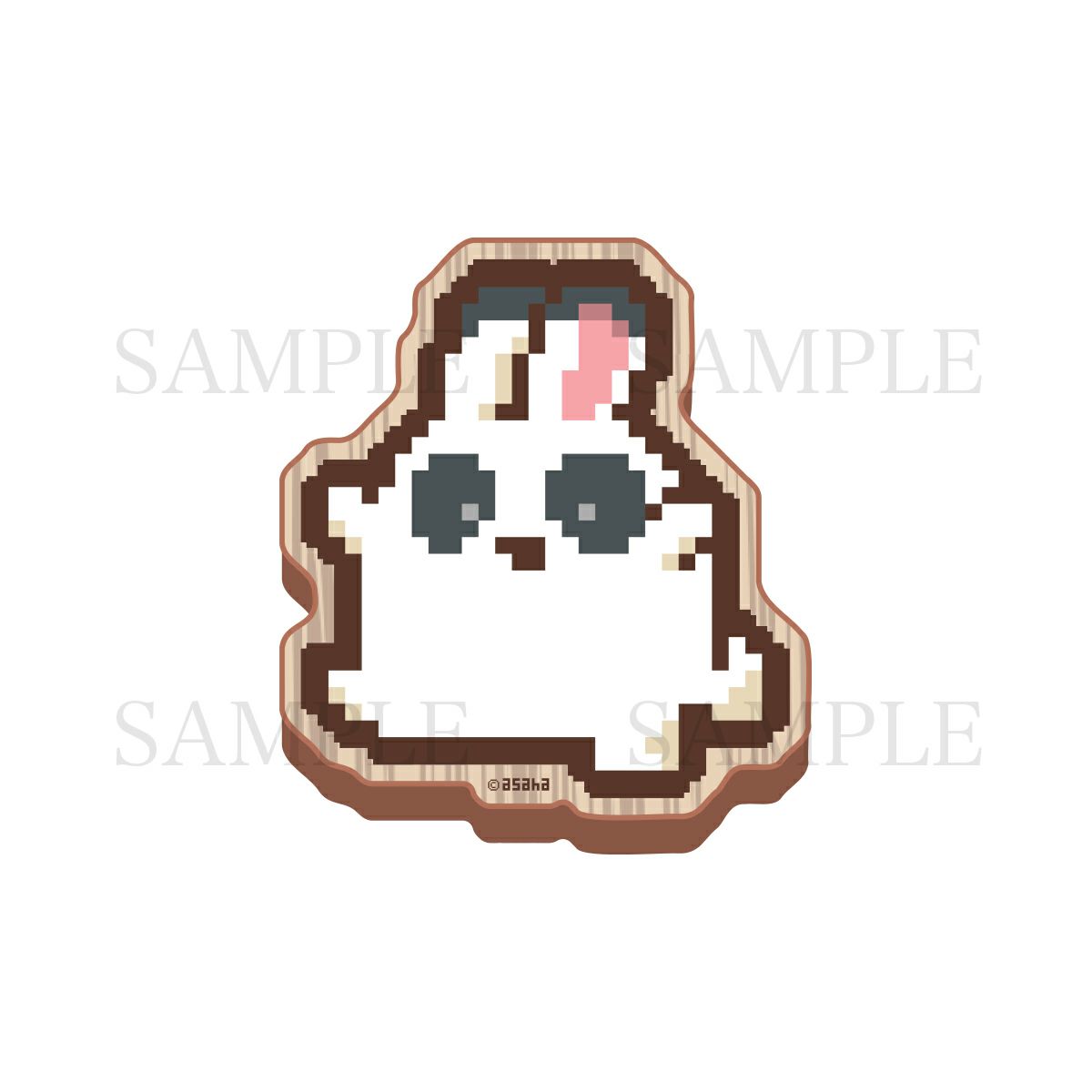 asaha　ウッドマグネット / パンダうさぎ