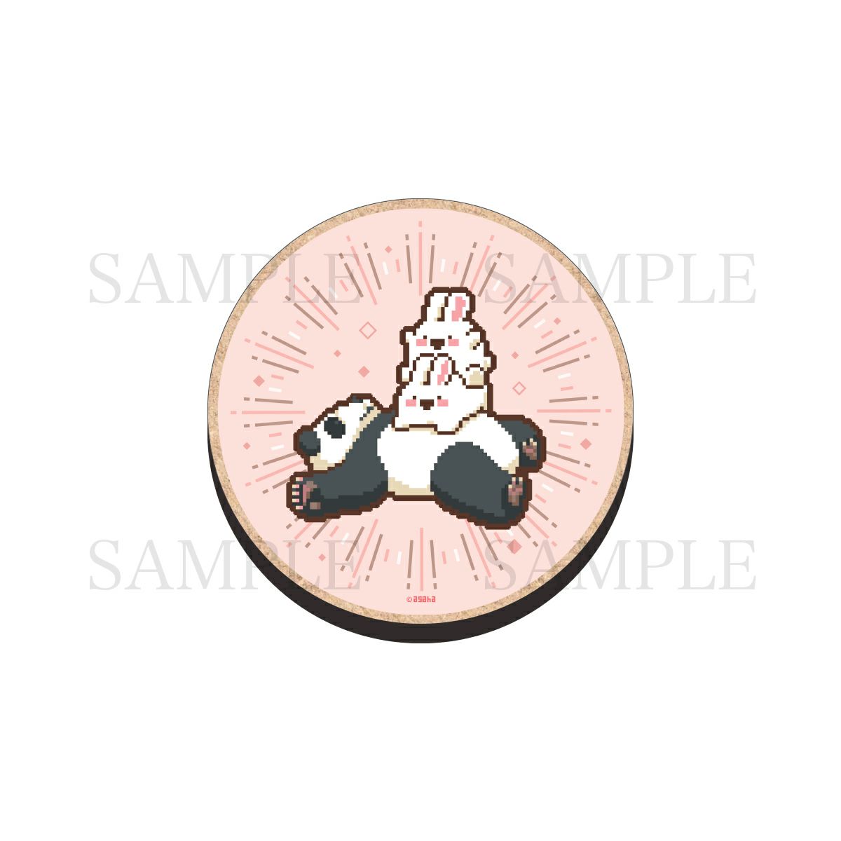 asaha　コースター / ピンク