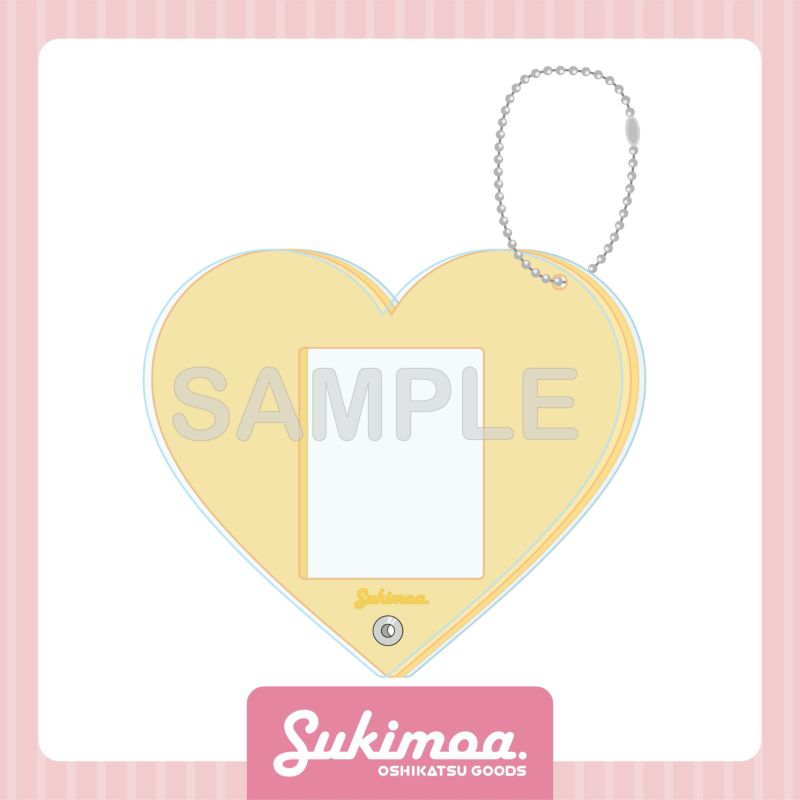 【 たぁ 】COOKY SummerSky フォトホルダー FESTA Sukimoa. ID フォトホルダー(シングル) / ハートB レモン