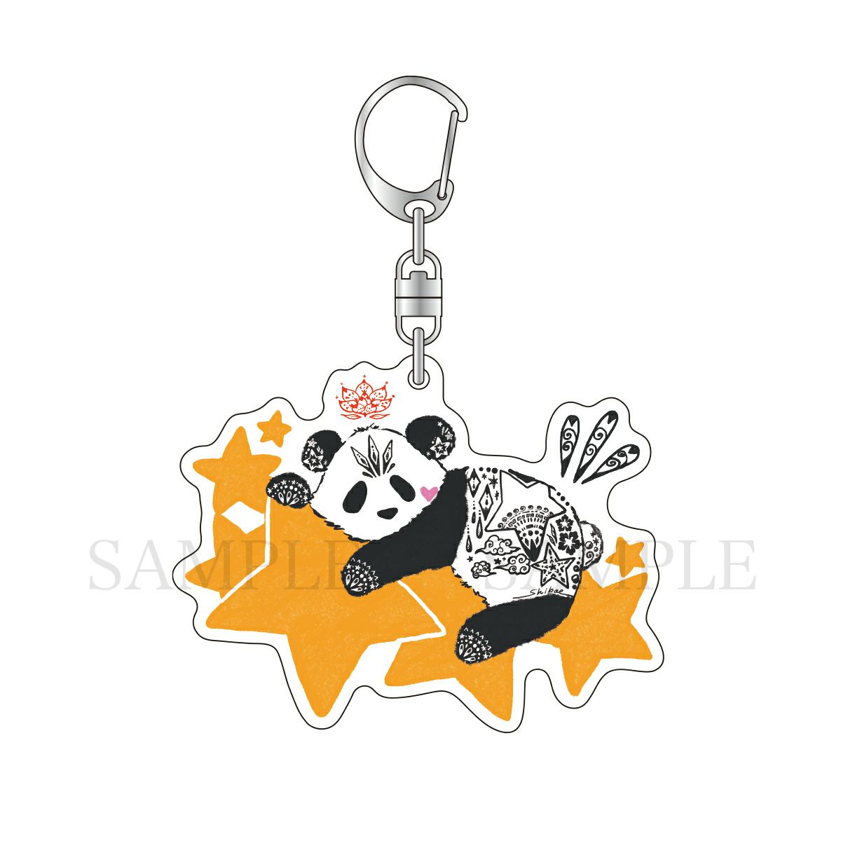 柴尾　アクリルキーホルダー / 流星パンダ