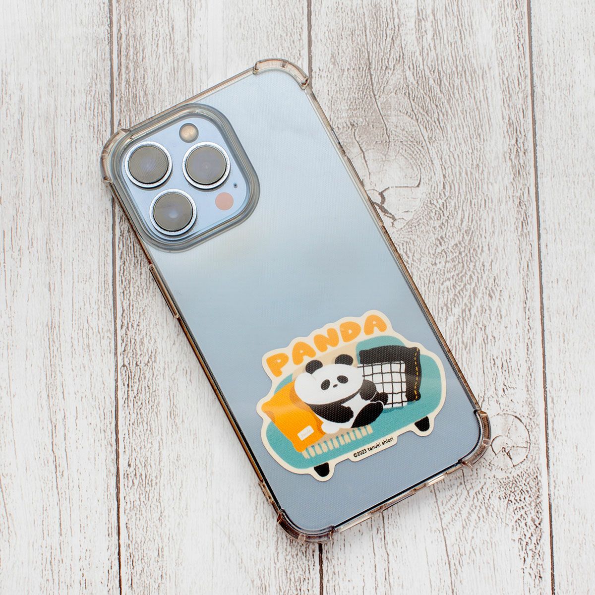 タヌキシオリ　ダイカットステッカー