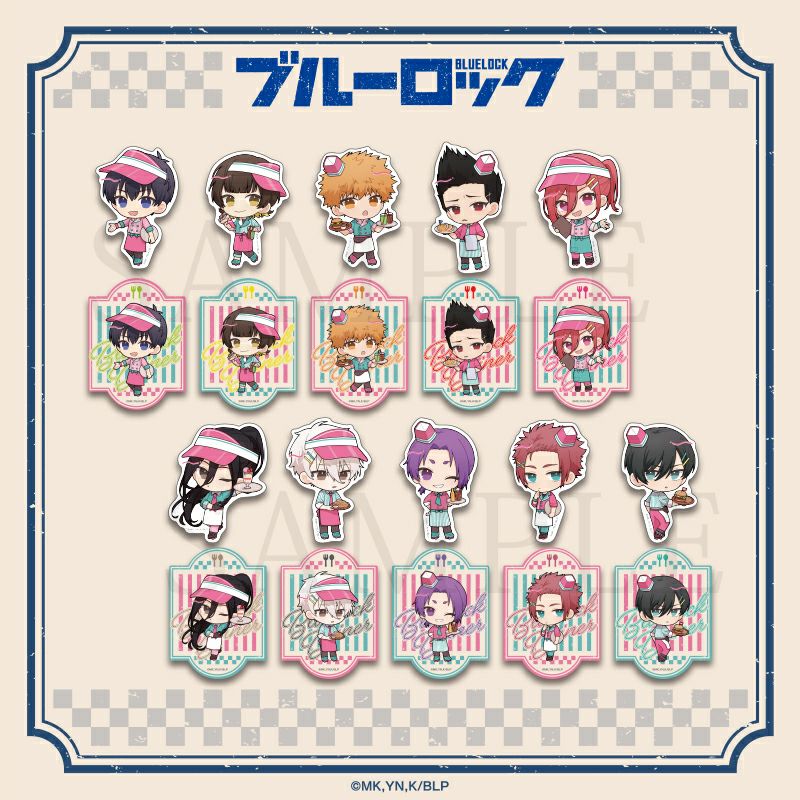 ブルーロック　BLUE LOCK DINERトレーディングステッカーセット / 全10種（単品）