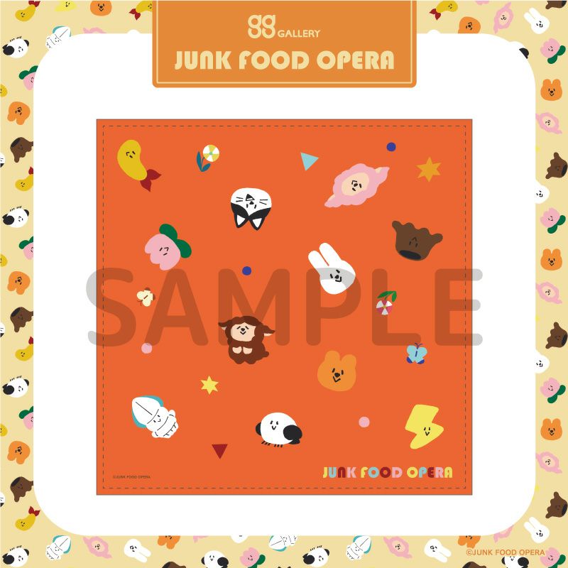 JUNK FOOD OPERA　ミニタオル / オレンジ