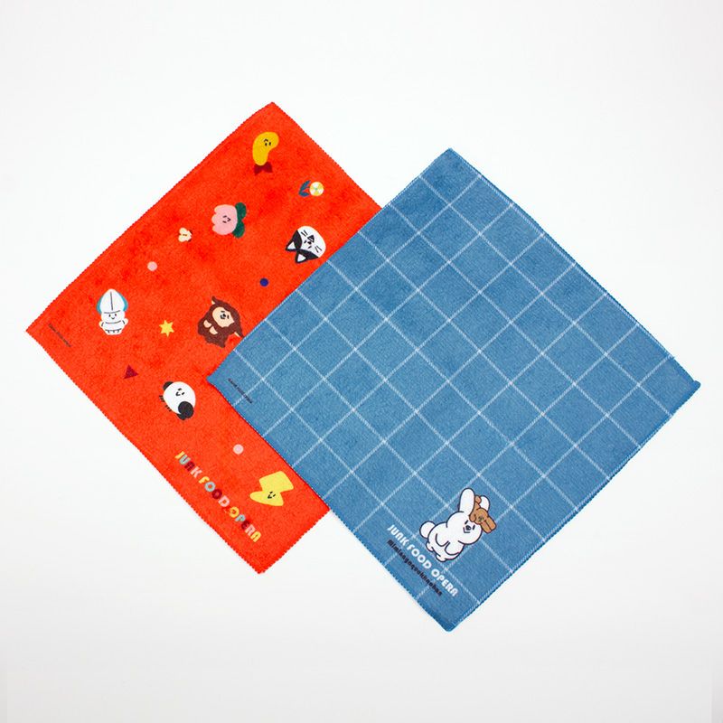 JUNK FOOD OPERA　ミニタオル / オレンジ 写真3