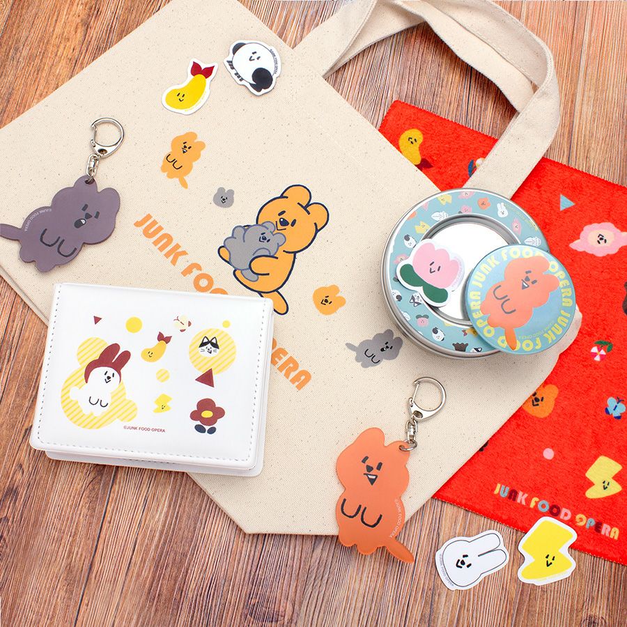 JUNK FOOD OPERA　ミニタオル / オレンジ 写真4