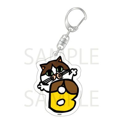 切り絵クリエイター KEN アルファベットねこアクリル