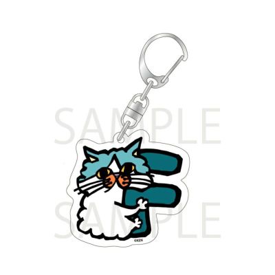 ゆこの⭐︎アルファベットネコ 猫 アルファベット(a～z) カラー：ホワイト | DEN DEN NET