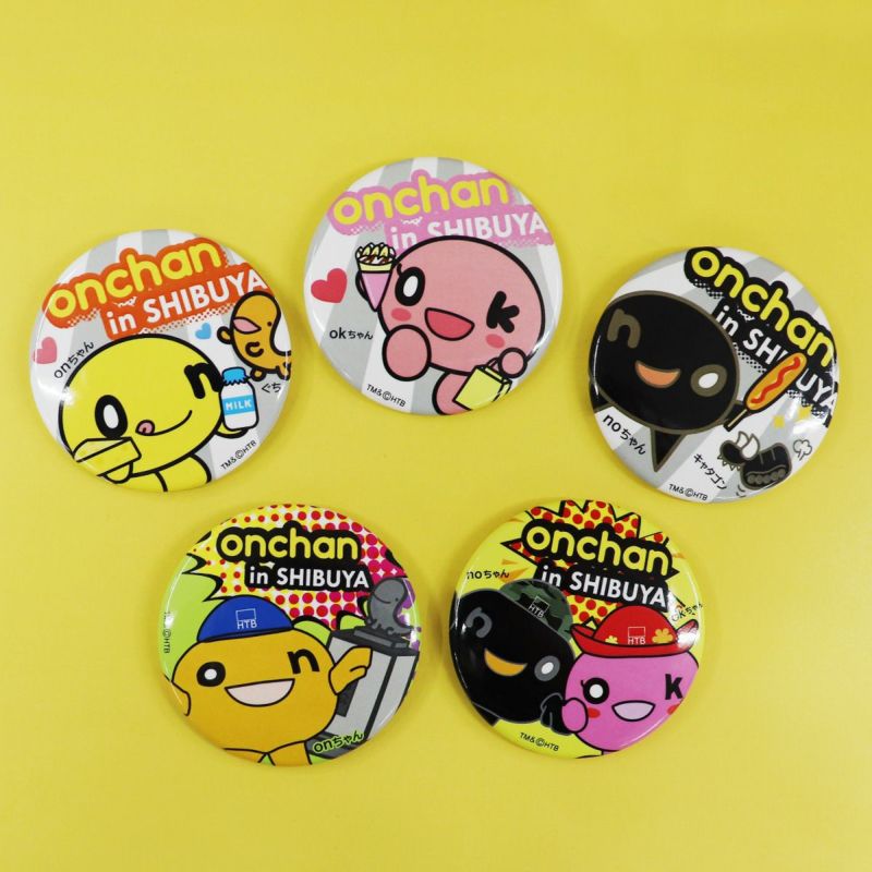 onちゃん トレーディング缶バッジ 渋谷柄 / 全5種 | onちゃん