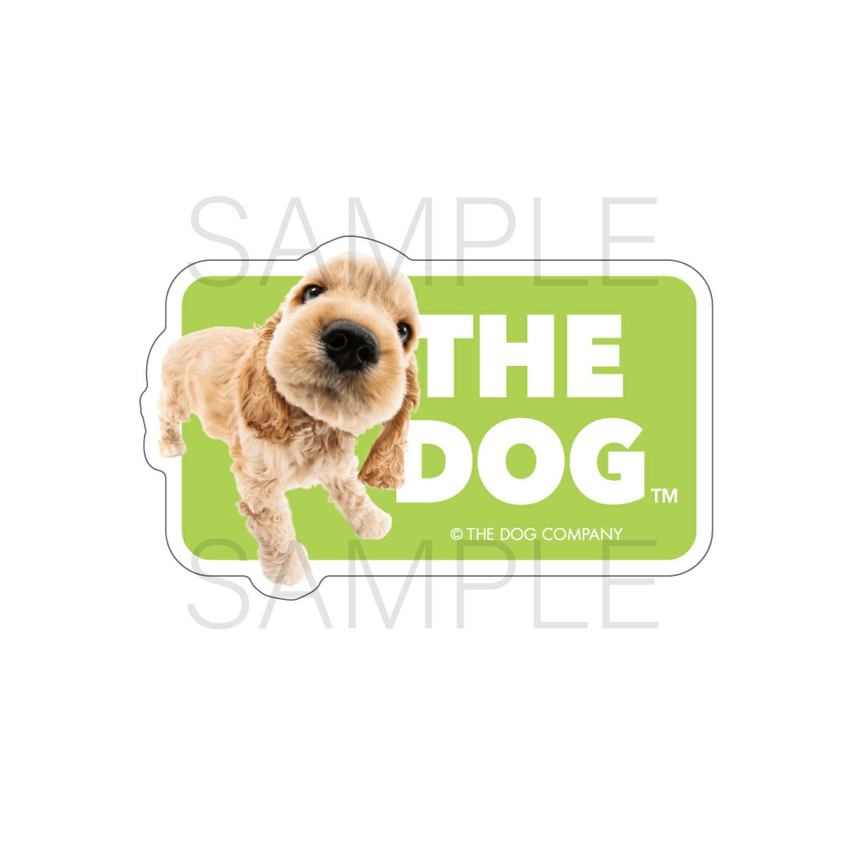 THE DOG ステッカー / アメリカン・コッカー・スパニエル | THE DOG