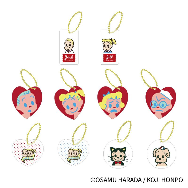 OSAMU GOODS アクリルキーホルダー（顔型）/ジャック